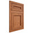 Shiloh Cabinetry Flush Inset Glenbrook Red Oak Plain Cut Harvest Door