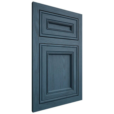 Shiloh Cabinetry Flush Inset Glenbrook Red Oak Plain Cut Hudson Door
