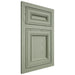 Shiloh Cabinetry Flush Inset Glenbrook Red Oak Plain Cut Moss Door