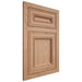 Shiloh Cabinetry Flush Inset Glenbrook Red Oak Plain Cut Natural Door