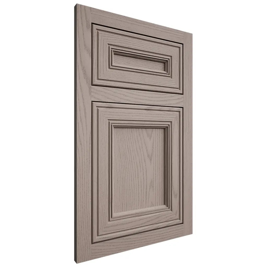 Shiloh Cabinetry Flush Inset Glenbrook Red Oak Plain Cut Sterling Door
