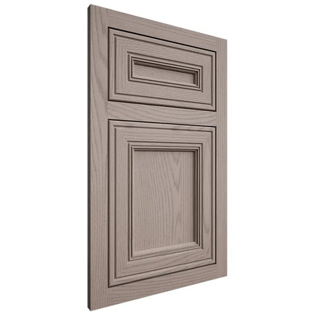 Shiloh Cabinetry Flush Inset Glenbrook Red Oak Plain Cut Sterling Door