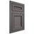 Shiloh Cabinetry Flush Inset Glenbrook Walnut Plain Cut Cadet Door