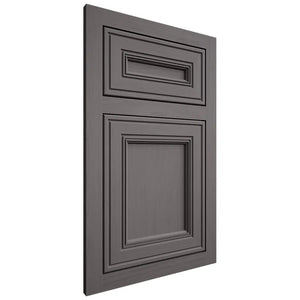 Shiloh Cabinetry Flush Inset Glenbrook Walnut Plain Cut Cadet Door
