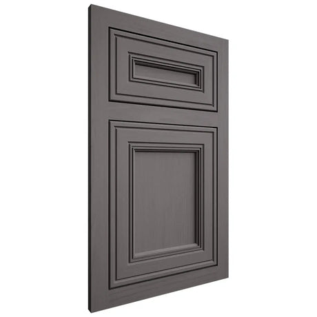 Shiloh Cabinetry Flush Inset Glenbrook Walnut Plain Cut Cadet Door