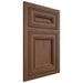 Shiloh Cabinetry Flush Inset Glenbrook Walnut Plain Cut Natural Door