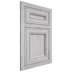 Shiloh Cabinetry Flush Inset Glenbrook Walnut Plain Cut Stratus Door