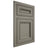 Shiloh Cabinetry Flush Inset Glenbrook Walnut Plain Cut Thyme Door