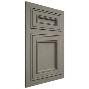 Shiloh Cabinetry Flush Inset Glenbrook Walnut Plain Cut Thyme Door