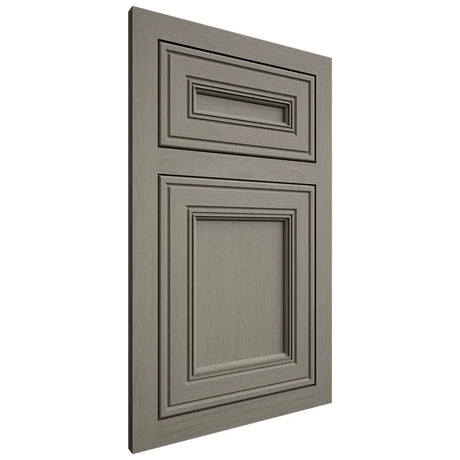 Shiloh Cabinetry Flush Inset Glenbrook Walnut Plain Cut Thyme Door