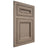Shiloh Cabinetry Flush Inset Glenbrook White Oak Plain Cut Almond Door
