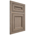 Shiloh Cabinetry Flush Inset Glenbrook White Oak Plain Cut Almond Door