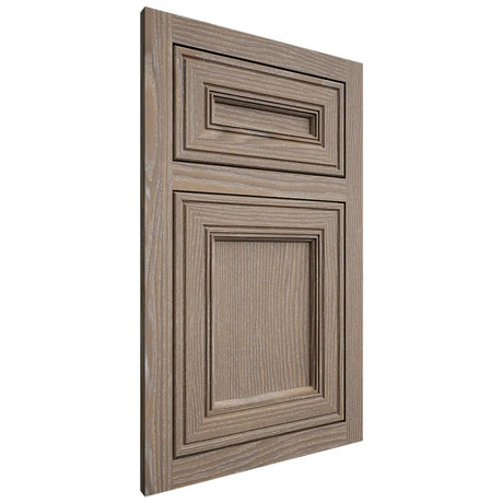 Shiloh Cabinetry Flush Inset Glenbrook White Oak Plain Cut Almond Door