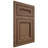Shiloh Cabinetry Flush Inset Glenbrook White Oak Plain Cut Autumn Door