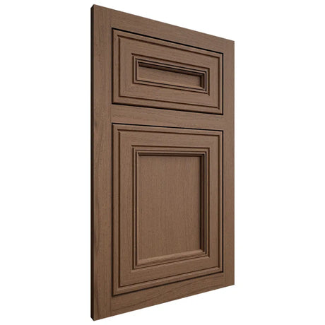Shiloh Cabinetry Flush Inset Glenbrook White Oak Plain Cut Autumn Door