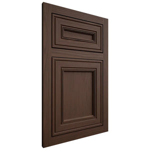 Shiloh Cabinetry Flush Inset Glenbrook White Oak Plain Cut Braun Door