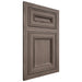 Shiloh Cabinetry Flush Inset Glenbrook White Oak Plain Cut Clay Door