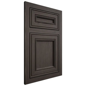 Shiloh Cabinetry Flush Inset Glenbrook White Oak Plain Cut Creekside Door
