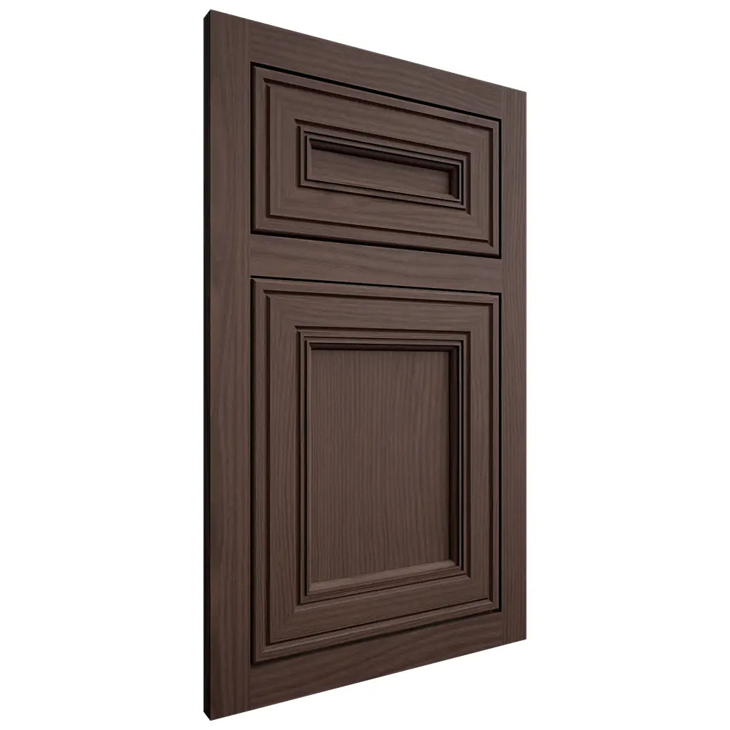 Shiloh Cabinetry Flush Inset Glenbrook White Oak Plain Cut Dusk Door