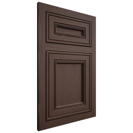 Shiloh Cabinetry Flush Inset Glenbrook White Oak Plain Cut Dusk Door