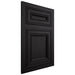 Shiloh Cabinetry Flush Inset Glenbrook White Oak Plain Cut Espresso Door