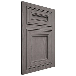 Shiloh Cabinetry Flush Inset Glenbrook White Oak Plain Cut Flagstone Door