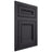 Shiloh Cabinetry Flush Inset Glenbrook White Oak Plain Cut Harbor Door