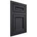 Shiloh Cabinetry Flush Inset Glenbrook White Oak Plain Cut Harbor Door