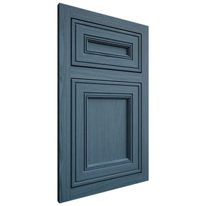 Shiloh Cabinetry Flush Inset Glenbrook White Oak Plain Cut Hudson Door