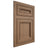 Shiloh Cabinetry Flush Inset Glenbrook White Oak Plain Cut Medium Door