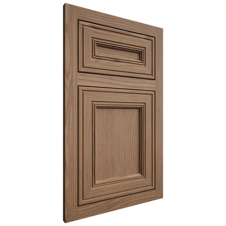 Shiloh Cabinetry Flush Inset Glenbrook White Oak Plain Cut Medium Door
