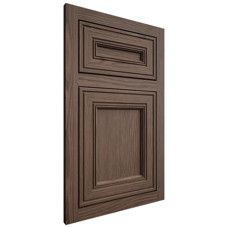 Shiloh Cabinetry Flush Inset Glenbrook White Oak Plain Cut Mineral Door