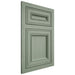 Shiloh Cabinetry Flush Inset Glenbrook White Oak Plain Cut Moss Door