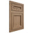Shiloh Cabinetry Flush Inset Glenbrook White Oak Plain Cut Natural Door