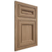 Shiloh Cabinetry Flush Inset Glenbrook White Oak Plain Cut Natural Door