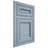 Shiloh Cabinetry Flush Inset Glenbrook White Oak Plain Cut Sky Door