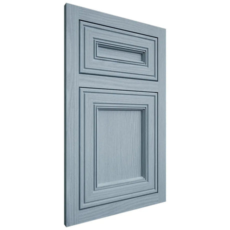 Shiloh Cabinetry Flush Inset Glenbrook White Oak Plain Cut Sky Door