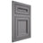 Shiloh Cabinetry Flush Inset Glenbrook White Oak Plain Cut Sterling Door
