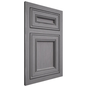 Shiloh Cabinetry Flush Inset Glenbrook White Oak Plain Cut Sterling Door