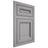Shiloh Cabinetry Flush Inset Glenbrook White Oak Plain Cut Stratus Door