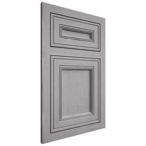 Shiloh Cabinetry Flush Inset Glenbrook White Oak Plain Cut Stratus Door