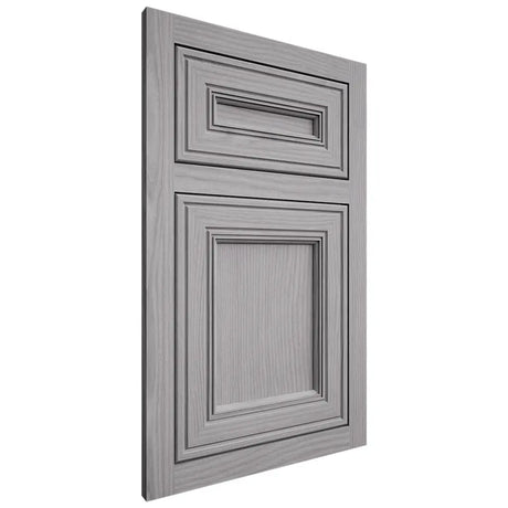 Shiloh Cabinetry Flush Inset Glenbrook White Oak Plain Cut Stratus Door