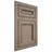 Shiloh Cabinetry Flush Inset Glenbrook White Oak Quarter Sawn Almond Door