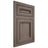 Shiloh Cabinetry Flush Inset Glenbrook White Oak Quarter Sawn Clay Door