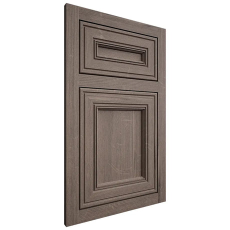 Shiloh Cabinetry Flush Inset Glenbrook White Oak Quarter Sawn Clay Door