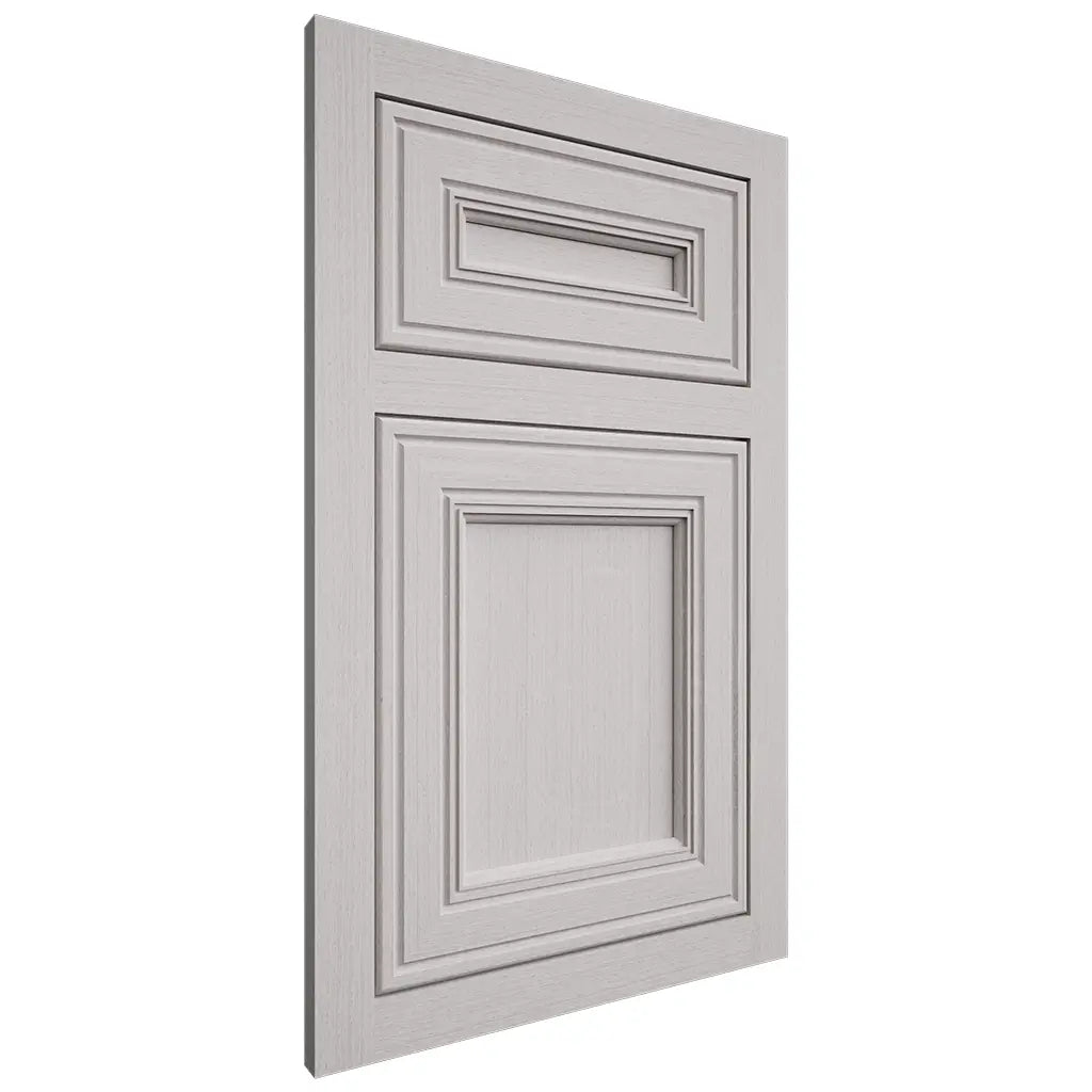 Shiloh Cabinetry Flush Inset Glenbrook White Oak Quarter Sawn Cotton Door