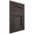 Shiloh Cabinetry Flush Inset Glenbrook White Oak Quarter Sawn Creekside Door
