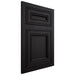 Shiloh Cabinetry Flush Inset Glenbrook White Oak Quarter Sawn Espresso Door