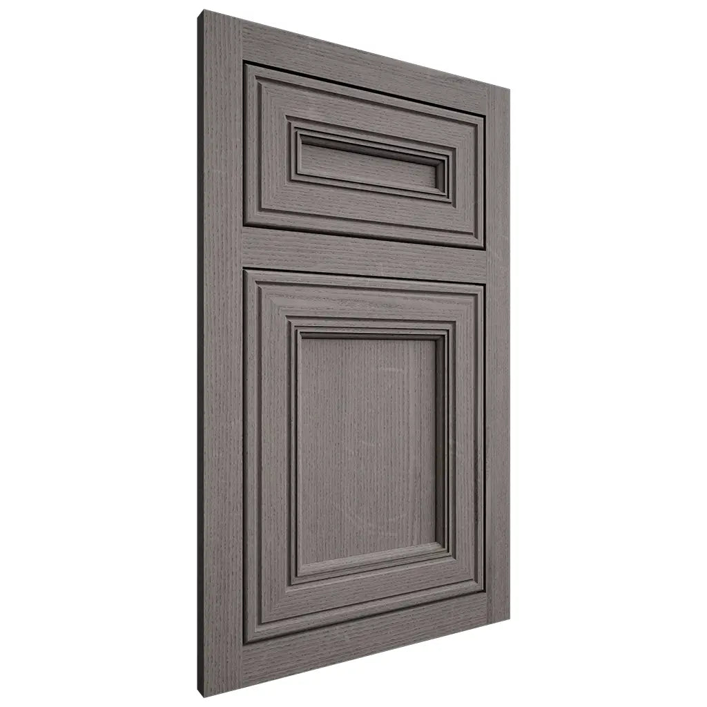 Shiloh Cabinetry Flush Inset Glenbrook White Oak Quarter Sawn Flagstone Door