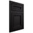 Shiloh Cabinetry Flush Inset Glenbrook White Oak Quarter Sawn Ink Door